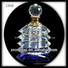 Schöne Kristallparfümflasche C058